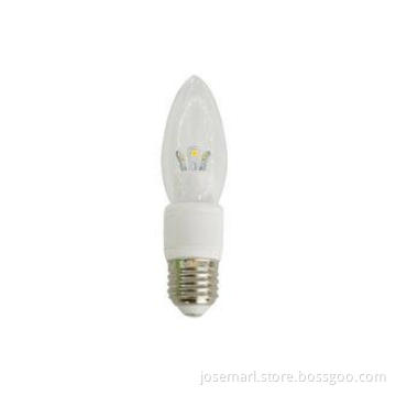 6500K E14 Led Candle Bulb 3W Milky White , B15 E26 E27 Tran